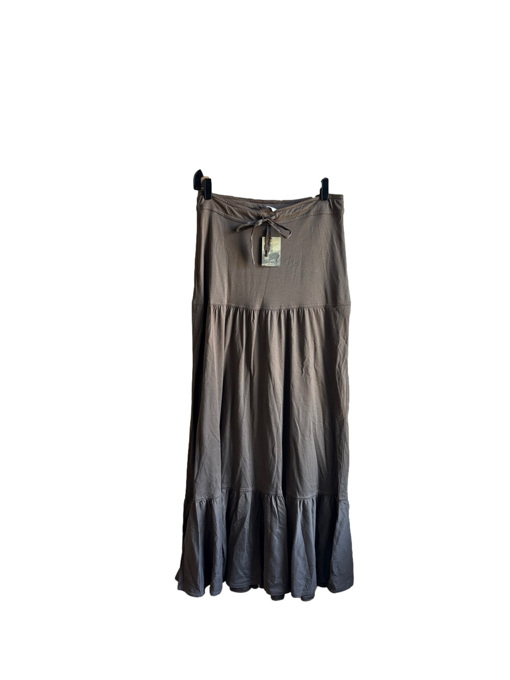 PERUVIAN CONNECTION Tiered Maxi Skirt Drawstring Waist NWT XS